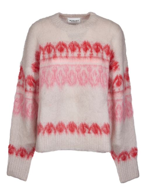 Dully mohair sweater with arty motifs MARANT ETOILE | PU0518FAB3L08E40RY